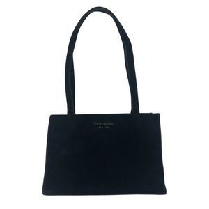 SOLD🖤Kate Spade Velvet Shoulder Purse Bag